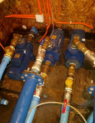 Instalación de bombas hidráulicas